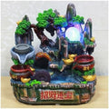 LUNIZ Waterfall Fountain Tabletop Fountain Rockery Water Fountain Office Desktop Decoration Creative Resin Decorative Ornaments for Home Office by Unknown