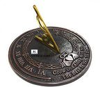 Nautical-Mart Garden Sundial Grow Old with Me -The Best is Yet, to be (Copper Antique), Unique Wedding Gift Idea for Parents, Engraved Anniversary Sundial, Home Decor by NauticalMart