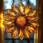 Sunflower Acrylic Suncatcher by AVAGAN