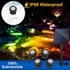 T-SUN Solar Pond Lights RGB, Solar Underwater Pond Lights Color Changing - Image 6