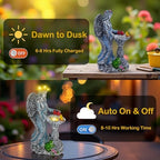 Mrocioa Solar Outdoor Garden Decor Angel Statue Light with Color Changing Birdbath, Waterproof Led Home Decor Figurine Lights for Yard Patio Front Porch, Housewarming Gifts for Easter Spring - Image 2