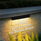 12 Pack 7 Inch Retaining Wall Lights, 2700K LED Hardscape Lighting - Image 2