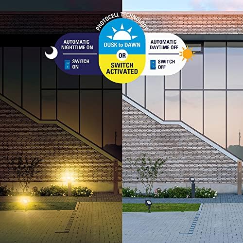 HALO Outdoor Integrated LED Large Floodlight, Bronze Finish, Selectable CCT 3000/4000/5000K, 11400 Max lumens, Dusk to Dawn - Image 5