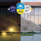HALO Outdoor Integrated LED Large Floodlight, Bronze Finish, Selectable CCT 3000/4000/5000K, 11400 Max lumens, Dusk to Dawn - Image 5