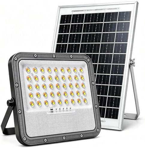 Solar Lights Outdoor, Solar Flood Lights Outdoor with Motion Sensor by WONDOCK