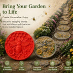 Reusable Sunflower Stepping Stone Mold, Large 15.7inch Cement Mould - Image 2