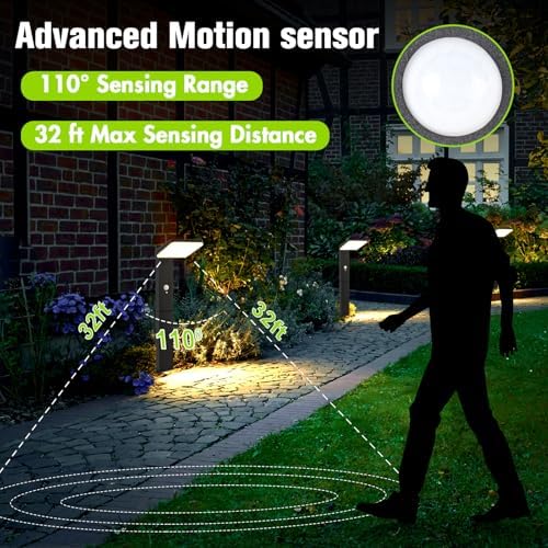 Solar Pathway Lights Outdoor Waterproof, Motion Sensor Lights - Image 5
