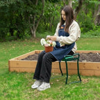 Backyard Expressions Garden Kneeler - Multi-Functional Gardening Seat and Kneeler - Image 2
