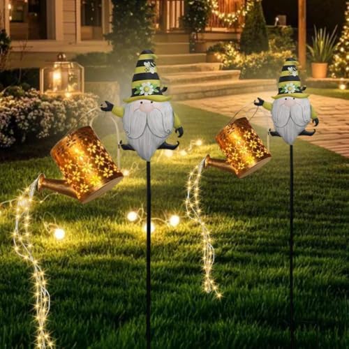 Solar Watering Can Lights Waterproof Christmas Walking Lighting - Image 3