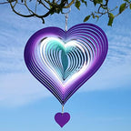 DJUAN Heart Wind Spinners for Yard and Garden, Gifts for Women, Grandma, Mom, Daughter, Wife, Aunt, Sister, Wind Chimes for Outside, Christmas Decoration - Image 5