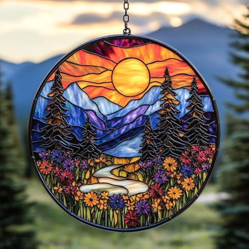 Moutain Range Acrylic Suncatcher by AVAGAN