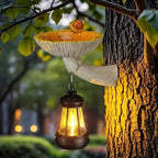Etlemonde Solar Mushroom Statue, Garden Decor by EtlemondeHomeDecor