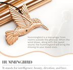 Wind Chimes for Outside, Hummingbird Memorial Wind Chimes Gifts, Windchimes Outdoors, Unique Sympathy Wind Chimes Gifts for Loved one Mom Dad, Home Garden Decor. - Image 3