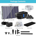 NFESOLAR 30W Solar Pond Pump with Pond Filter for Ponds up to 600 Gallons - Image 5
