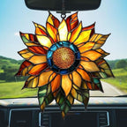 Tiffany Style Sunflower Acrylic Suncatcher - Image 5