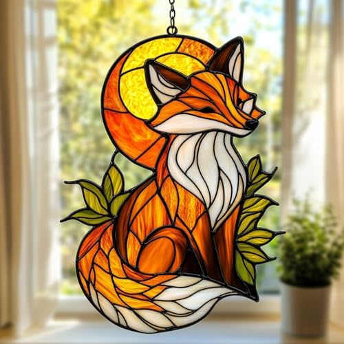Fox Acrylic Suncatcher by AVAGAN