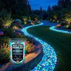 Colorful Glow-in-The-Dark Garden Stones, 2026 New Stepping Stone Kit, Night Guide Pebbles, Luminous Glow Stones for Outdoor, Glow Rocks for Landscaping (Yellow,1000 Pcs) - Image 6