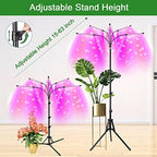 Garpsen Grow Light, 5 Head Plant Light with Tripod, 15-63"Height Adjustable - Image 5