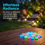 Colorful Glow-in-the-Dark Garden Stones, 2026 new Night Guide Pebbles, Magical Luminous Stepping Rocks for Outdoor Landscaping Decor, Aquarium Fish Tank & Fairy Garden (Blue, 1000PCS) - Image 2