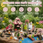 101Pcs Fairy Garden House Resin Accessories,Miniature Fairy Figurine,Animal - Image 5