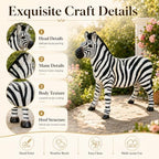 Garden Statue 18" Zebra, Outdoor Statue Weatherproof Lawn Ornament - Image 3
