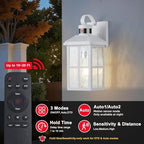 Porch Lights Outdoor with Remote, Motion Sensor Exterior Lighting Fixtures - Image 2