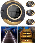 Solar Deck Driveway Lights 4 Pack Solar Dock Lights by LivingGreenLivingFabStyl