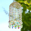 12.8'' Crystal Wind Chime Suncatchers Wind Chimes for Window Indoor Outdoor by HDHYALINEDORA