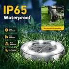 16 Pack Solar Lights Outdoor Waterproof, 8 LED Solar Ground Lights - Image 5