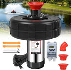 Pond Fountain Aerator, 1HP 110V 15000GPH Floating Fountain Pump for Ponds by SCHUPETHAUER