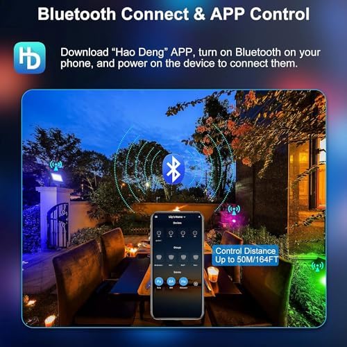 MEIKEE RGB Wall Washer Lights 42W RGBCW Smart APP LED Light Bar - Image 3