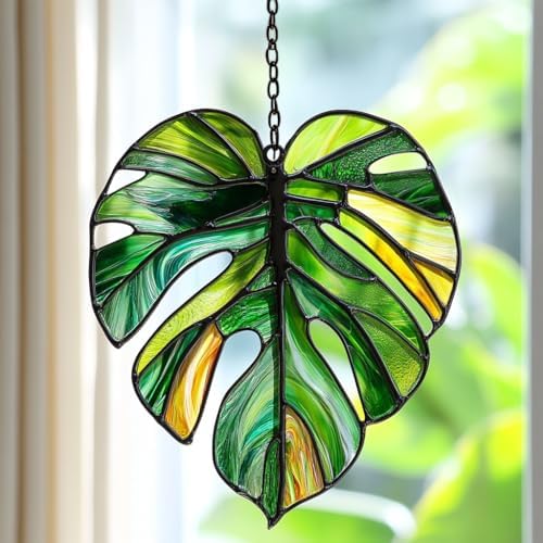 Monstera Leaf Acrylic Suncatcher by AVAGAN