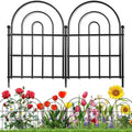 18 Pack Decorative Garden Fence Animal Barrier: 17 in(H) x 18 ft(L) Border Flower Garden Fencing Small Arched Rustproof Metal No Dig Fence Landscape Decor for Yard by KarlliuHOMEGARDEN