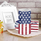 American Flag Lady Liberty Battery Operated Candles with Timers Flameless Candles with Remote LED Lights for 4th of July Independence Day Patriotic Decoration Set of 2 - Image 2