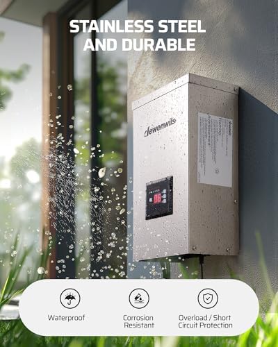 DEWENWILS 600W Low Voltage Landscape Transformer, 6 Independent Outputs - Image 6