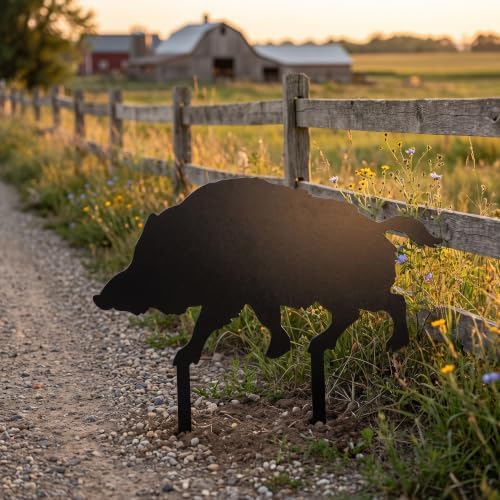 Didiseaon Black Metal Silhouette Garden Stake for Rustic Outdoor Spaces - Image 6
