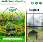 24 Pack Decorative Garden Fence Animal Barrier: 17 in(H) x 24 ft(L) Border Flower Garden Fencing Small Arched Rustproof Metal No Dig Fence Landscape Decor for Yard - Image 4