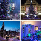 Solar String Lights Outdoor, 4Pack 800LED 288FT Fairy Lights, Multicolor - Image 4