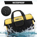 HISEA 3 Pack Heavy Duty Tool Bag, 16-Inch Waterproof Tools Organizer Tote - Image 3