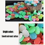 Glowing Stone Artificial Pebbles Glowing in The Dark, Fluorescent Stones for Aquarium Garden Decoration, Colored Solar Stones (Size : 500PCS) - Image 7