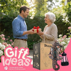 Goodeco Dragon Tree Hugger with Solar Lantern Garden Statue - Image 3