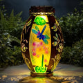 STARSOUL Solar Lantern Outdoor Waterproof, Hanging Solar Lantern for Patio Garden Yard Decor, Dragonfly Garden Decor, Dragonfly Gift for Women by Starsoul