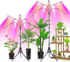 Wolezek Grow Lights for Indoor Plants with Stand, Red Blue Full Spectrum by WOLEZEKLED