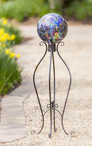 Evergreen Garden Classic Iron Gazing Ball Stand - Image 2