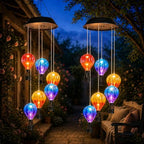 2 Pack Hot Air Balloon Solar Lantern, Outdoor Hanging Garden Decor by Unknown