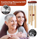Personalized Postal Delivery Wind Chime, Delivering Heaven's Blessings in Loving Memory, Custom Name Year Sympathy Gift, Remembrance Garden Outdoor Windchime - Image 4
