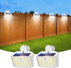 Clip on Solar Lights Outdoor, Motion Sensor Fence Lights by LightupYourLife