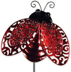 Sunset Vista Designs 94220 Glass Gardens Lacy Garden Stakes Plant Pick, 28-Inch, Ladybug - Image 2