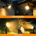 SUNLONG Solar Spot Lights Outdoor Waterproof for Flag Landscape 16.4Ft Wire - Image 4