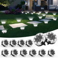 Solar Ground Lights Outdoor, 12 Pack Solar Lights Outdoor Waterproof White by Unknown